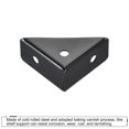 thumbnail image 5 of Uxcell Corner Brackets Cold Rolled Steel Braces Joining Support  Black 1.5" x 1.5" x 0.75" 4Pcs, 5 of 6