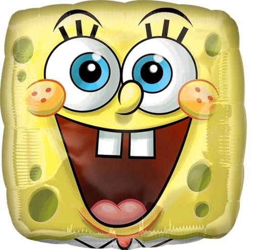 Spongebob's Birthday Party Supplies 8pc Foil Balloon Bouquet Decorations
