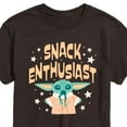 thumbnail image 2 of Star Wars - The Mandalorian Snack Enthusiast Grogu - Men's Short Sleeve Graphic T-Shirt, 2 of 4