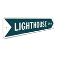 thumbnail image 3 of Lighthouse Novelty Sign, Metal Wall Decor - 4x18 inches, 3 of 4