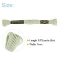 thumbnail image 2 of Unique Bargains Very Light Green Embroidery Floss, 8m - 12 Skeins, 2 of 6