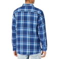 thumbnail image 2 of Yarn-Dyed Long Sleeve Flannel Shirt, XL, BlueWhite, 2 of 2