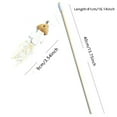 thumbnail image 1 of Cat Teaser Wand Feather Cat Toy Interactive Cat Toy Interactive Cat Toy With Feathers And On Wooden Stick Teaser Wand For Indoor Play Stimulates Natural Instincts, 1 of 2