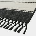 Better Homes & Gardens 7' x 10' Black and White Striped Outdoor Rug