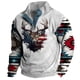 thumbnail image 1 of Sudadera con capucha ZOCAVIA para hombre con estampado azteca de ciervo, poliéster, otoño M, 1 of 2
