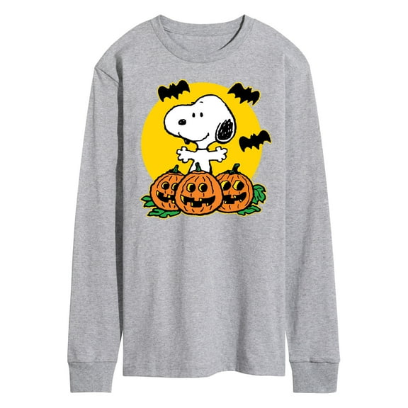 Peanuts - Snoopy Pumpkin Patch - Men's Long Sleeve T-Shirt