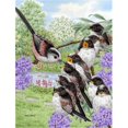 thumbnail image 1 of Long Tailed Tits Flag Garden Size, 1 of 1