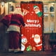 thumbnail image 5 of Christmas Door Curtain Flag Outdoor Photo Santa Claus And Puppy Background Decoration Hanging Fabric, 5 of 5