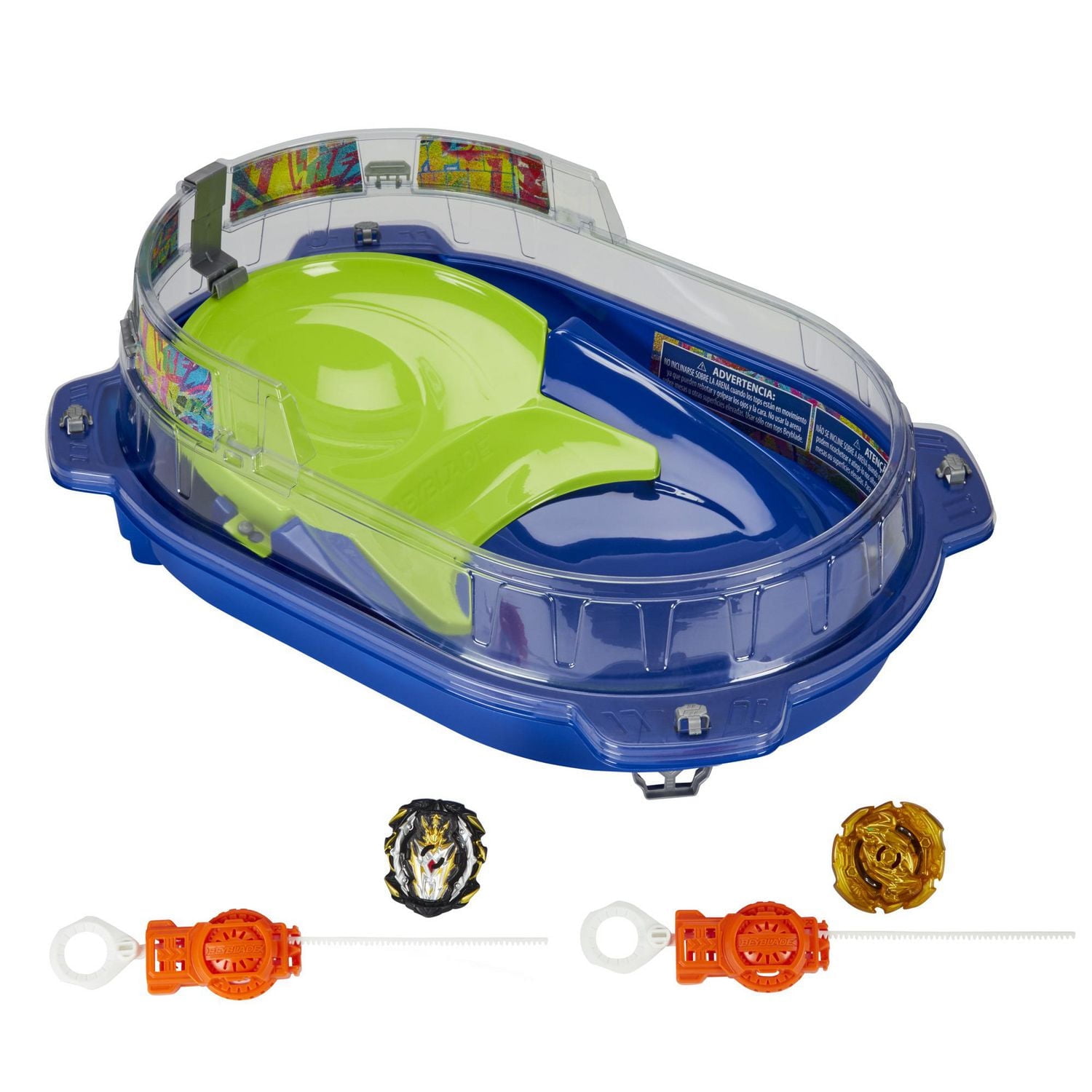 Beyblade Burst Rise Hypersphere Vortex Climb Battle Set -- Complete Set with Beystadium