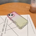 thumbnail image 2 of for iPhone 15 Case Clear, Transparent Hybrid Crystal iPhone 15 Phone Case [Hard Plastic & Soft Silicone Bumper] Acrylic Non-Yellowing Thin Slim Protective Cover for Women, Pink+Yellow, 2 of 10