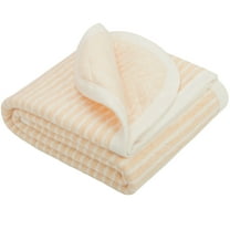 Ntbay Jersey Cotton Quilted Toddler Blanket, Breathable and Warm Baby Blanket for Boys and Girls, 30" x 40", Yellow Wave