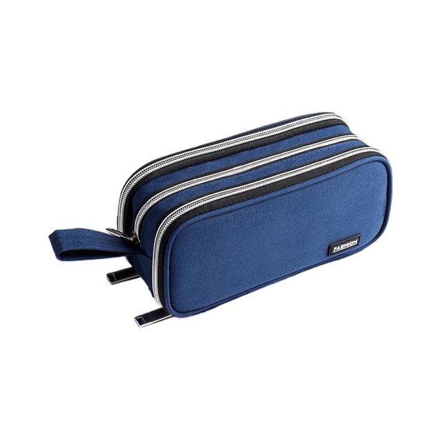 Estuche de lápices de gran capacidad, suministros escolares, bolsa de almacenamiento de escritorio de oficina, estudiantes, niños, caja de bolígrafos