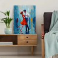 thumbnail image 5 of Romantic Couple Under Umbrella Canvas Print, Wall Art for Living Room Bedroom Dining Room Office Cafe Hotel, 5 of 8