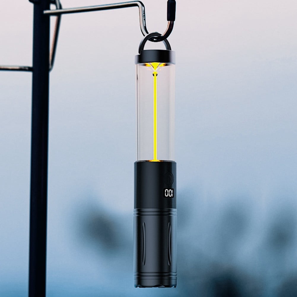 Sportact Camping Essentials,Led Flashlight Small Light USB Rechargeable Handheld Flashlight Lamp For Camping,Outdoor Sports