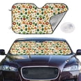 thumbnail image 2 of Balery Lemon Fruits Vegetables Print Car Windshield Sun Shade,Windshield Sunshade for Car Pickup Truck SUV Accessories-Small, 2 of 7