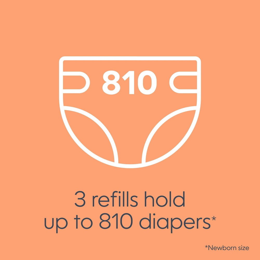 Diaper Disposal Pail System Refill - Clean Laundry