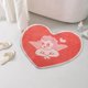 thumbnail image 2 of Alfombra de imitación con forma de corazón para el hogar, guardarropa, sala de estar, sofá, dormitorio, mesita de noche, estilo manta con borlas, 2 of 8