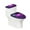 Purple Rose Butterfly, variant on Yuyamidu Sunflower Toilet Cover 2 Pieces Lavender Bathroom Toilet Lid Cover Toilet Tank Cover Stretchable Toilet Seat Cover Protector Set Dust Splash Resistant Cover