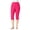 Pink Burst, variant on Women's Plus Size Soft Knit Pull-On Capri Pant