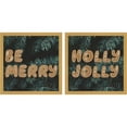 thumbnail image 1 of Great Art Now Gingerbread Be Merry & Holly Jolly by Seven Trees Design, 2 Piece Framed Art Set Each 13"W x 13"H, 1 of 3