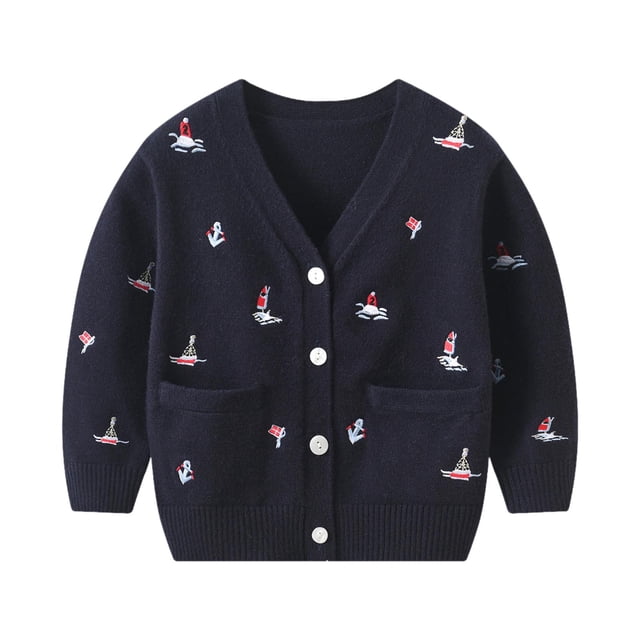 Suéter para Niños de 110 Cm de Manga Larga, Ropa de Abrigo, Suéter de Punto para Niños Y Niñas