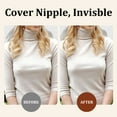 thumbnail image 3 of MERSTEYO Nipple Covers - Soft Sticky Silicone Adhesive Reusable Pasties, Invisible & Skin-Friendly, 3 of 4