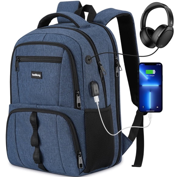 Mochila escolar antirrobo para ordenador portátil Kadilong para hombre