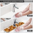 thumbnail image 5 of Coolnut 2 Pack Faucet Mat Splash Guard for Kitchen Sink, Ghosts Skulls Halloween 14x5 Inch Super Absorbent Microfiber Sink Protector Mat, Kitchen Sink Mat Machine Washable Kitchen Sink Accessories, 5 of 7