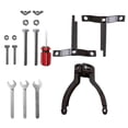 thumbnail image 1 of Accesorios de soporte fijo para taladro para agujeros cuadrados, diámetro de abrazadera entre 38mm y 55mm, profesional para taladro de mesa y taladro Negro, 1 of 8