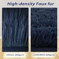 thumbnail image 2 of ZACOO 2' x 3' Navy Blue Extra Soft Modern Plush Fluffy Shag Area Rug, Comfy Shaggy Carpet Rugs for Kids Living Room Nursery Fluffy Area Rug, 2 of 5