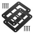 thumbnail image 4 of KAKOWELY 2pcs Switch Rocker Panel Marine Switch Panel Rocker Switch Panel Housing Holder (3 Gang),3.82X"X2.64"X0.08", 4 of 5