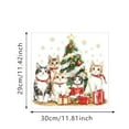 thumbnail image 3 of 3D Christmas Wall Sticker 3D Merry Christmas Wall Decals Christmas Snowman Decal Xmas Holiday Decoration Christmas Party Supplies Christmas Santa Claus Sticker, 3 of 8