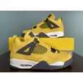 thumbnail image 1 of Ni - ke Ni - ke Air Jordan 4 Retro "Lightning" Yellow 2021 Men's Size 11.5 CT8527-700, 1 of 5