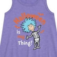 thumbnail image 2 of Dr. Seuss - Halloween Is My Thing - Toddler and Youth Girls A-line Dress, 2 of 5