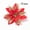 Red, variant on 10 Pack Christmas Poinsettia Ornaments, Artificial Flowers Decorations for Wreath Christmas Tree Xmas Holiday Decor