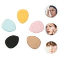 thumbnail image 3 of Eease Cosmetic Puffs 1 Set 5Pcs Finger Size Powder Puff Makeup Puffs Powder Puffs with Strap Makeup Tool for Contouring Foundation Concealer, Under Eyes and Corners,1.57"X1.18"X0.2", 3 of 10