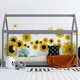 thumbnail image 2 of Pegatinas de pared de girasoles - Calcomanías de pared de girasoles grandes Flores amarillas extraíbles para calcomanías de automóviles Niños Bebé Baño Sala de estar, 2 of 5
