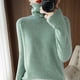 thumbnail image 3 of Suéteres de mujer de otoño e invierno, cuello alto, manga larga, corte ajustado, liso, básicos, de punto, camisas cálidas, jerseys de alta elasticidad, 3 of 5