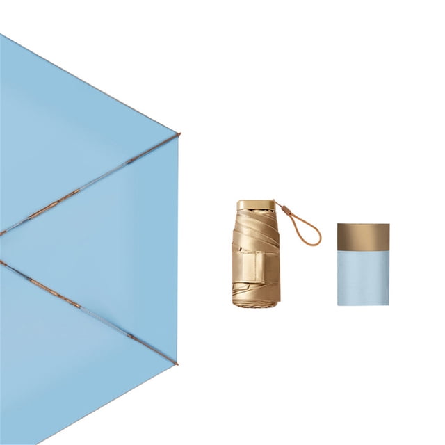Advancent Paraguas portátil Ultra Sun UPF 50 Protección Sombrilla A prueba de sol Mini Paraguas de viaje Caída Paraguas de lluvia azul Advancent HA005776-03B