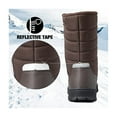 thumbnail image 7 of Bocca Men's Hiking Snow Boots Brown Mid-Calf Insulated Boot Faux-Fur Lined 10M, 7 of 7