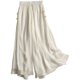 thumbnail image 4 of Pantalones de pierna recta estilo chino retro para mujer, pantalones casuales holgados y adelgazantes de cintura alta y finos de verano, 4 of 4