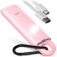 thumbnail image 1 of Llavero de alarma personal para la protección de la seguridad de las mujeres – USB recargable 130 dB Silbato de sonido de sirena de autodefensa con luz led – Alerta de seguridad de emergencia, 1 of 7