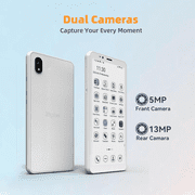 Bigme HiBreakS color E-Paper Smartphone, 5.84-Inch Android 14 Mobile Phone, 6GB+128GB, Octa-Core Processor, 3300mAh Battery, Dual Camera, 4G Connectivity, White