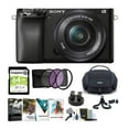 thumbnail image 1 of Sony Alpha a6100 APS-C Mirrorless Camera with 16-50mm Lens Bundle, 1 of 38