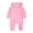 Pink, variant on IROINNID Baby Bodysuit Long Sleeve Winter Hoodies Baby Girls Boys Clothes Romper Hoody Bear Ears Jumpsuit Pullover Zipper Overalls,Green