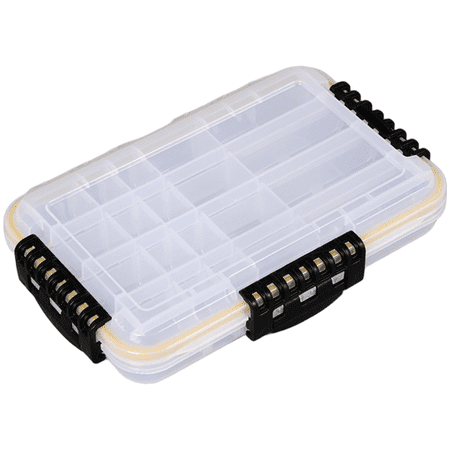 Mosiee Waterproof Detachable Baffle Large Capacity Fishing Tackle Box Lure Storage A-Small
