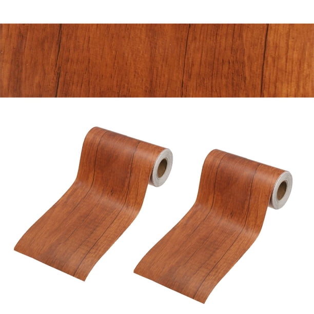 Cinta de Reparación de Grano de Madera de 4.7 Pulgadas x 66 pies, Cinta de Reparación Texturizada Realista Autoadhesiva para Piso, Puerta, Mesa, Armarios, Escritorio, Marrón Claro