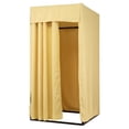 thumbnail image 1 of Unique Bargains Fitting Room, Clothing Store Changing Room, Portable Changing Room for Clothing Shop, Privacy Protection, Light Yellow, 1 of 6