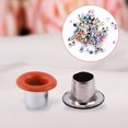 thumbnail image 3 of Domqga 500Pcs Mixed Colors 3mm Round Shape Metal Eyelets Scrapbooking Card Making Craft Leather Hot , Metal Eyelets, Eyelets Buckle, 3 of 8
