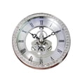 thumbnail image 1 of Rongfmy 3.94" Round Rhinestone Number Clock Insert Metal Clock Movement for Office Table, 1 of 9